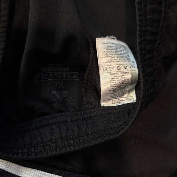 Adidas Black Joggers with White Stripes - Picture 4 of 4